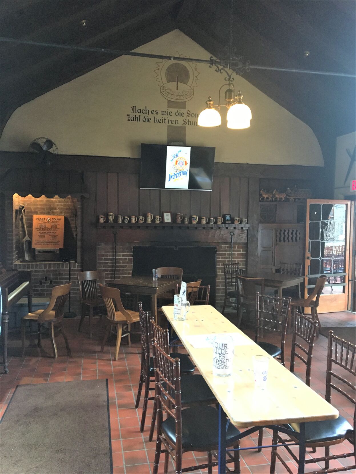 The Sternewirt (Tap Room) guest center at the historic Pabst Brewing Co. brewery in downtown Milwaukee